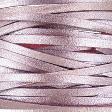 Load image into Gallery viewer, Kangaroo Leather Lace-DANECRAFT Custom Color-MISTY MAUVE SUPER SPARKLE