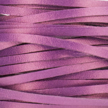 Load image into Gallery viewer, Kangaroo Leather Lace-DANECRAFT Custom Color-PLUMBERRY METALLIC