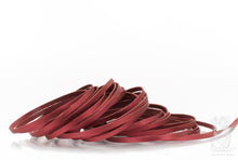 Load image into Gallery viewer, Kangaroo Leather Lace-DANECRAFT Custom Color-RED VELVET METALLIC