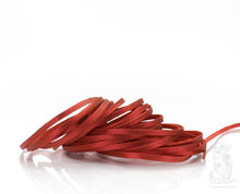 Load image into Gallery viewer, Kangaroo Leather Lace-DANECRAFT Custom Color-RUBY METALLIC