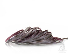 Load image into Gallery viewer, Kangaroo Leather Lace-DANECRAFT Custom Color-SILVER PLUM METALLIC
