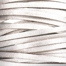 Load image into Gallery viewer, Kangaroo Leather Lace-DANECRAFT Custom Color-SILVER SUPER SPARKLE