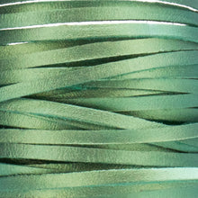Load image into Gallery viewer, Kangaroo Leather Lace-DANECRAFT Custom Color-WILLOW METALLIC