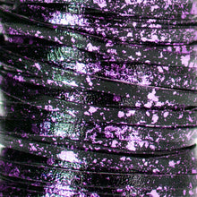 Load image into Gallery viewer, Kangaroo Leather Lace-DANECRAFT Custom Color-BRIGHT PURPLE FLAKE
