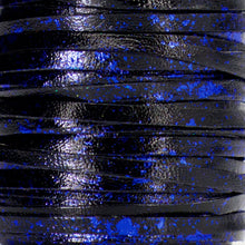 Load image into Gallery viewer, Kangaroo Leather Lace-DANECRAFT Custom Color-COBALT BLUE FLAKE
