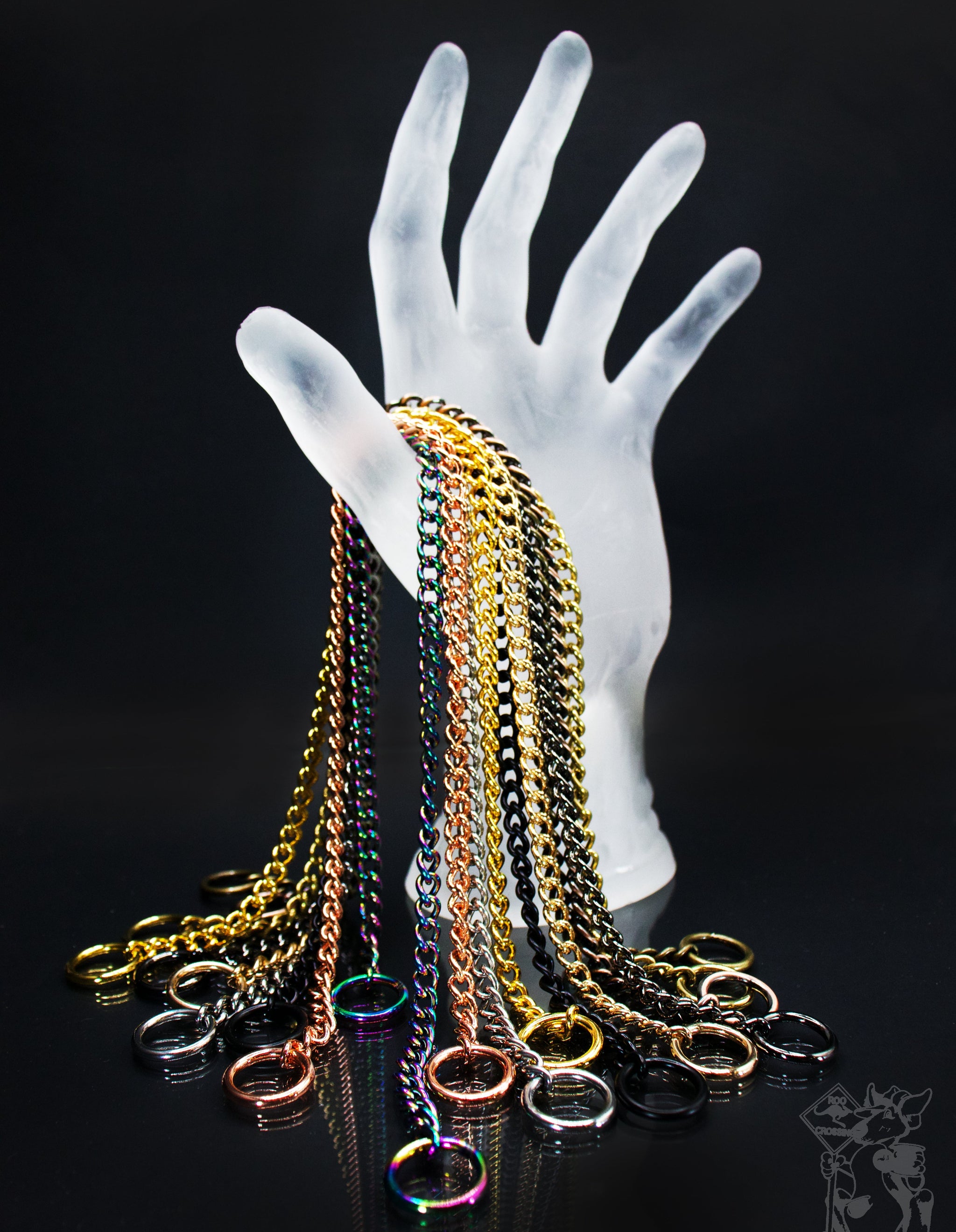 Slip Choke Chain-Dog Show Collar – DaneCraft Leather Shop