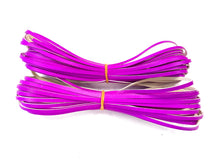 Load image into Gallery viewer, Kangaroo Leather Lace-Limited Edition DANECRAFT Custom Color-NEON ATOMIC GRAPE
