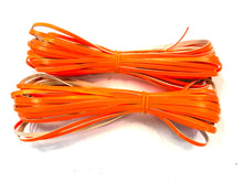 Load image into Gallery viewer, Kangaroo Leather Lace-Limited Edition DANECRAFT Custom Color-NEON ATOMIC ORANGE
