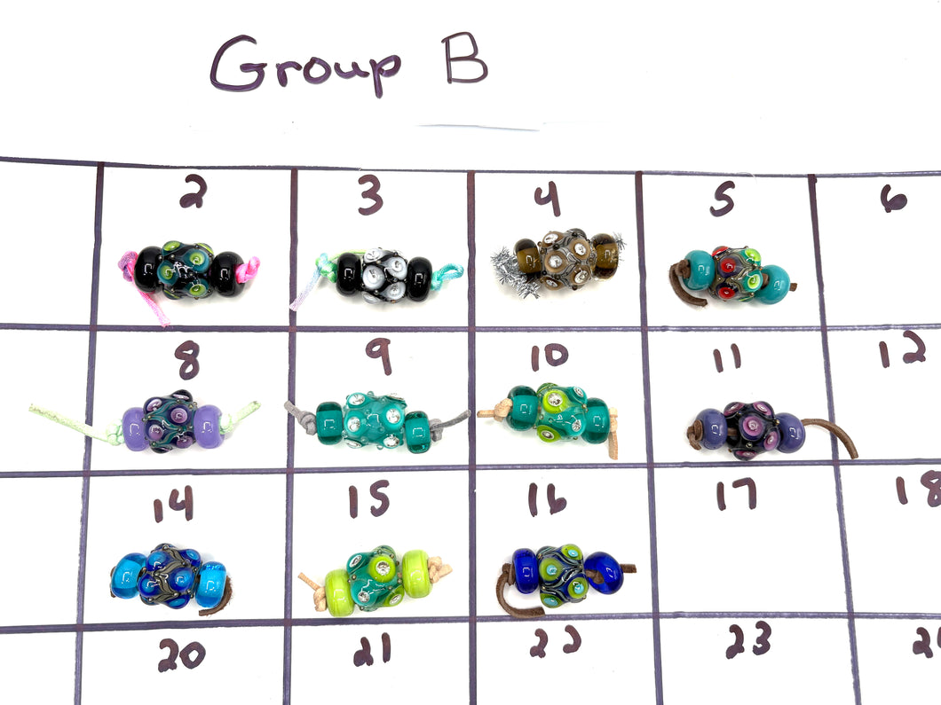 Lampwork Bead Set-Group B