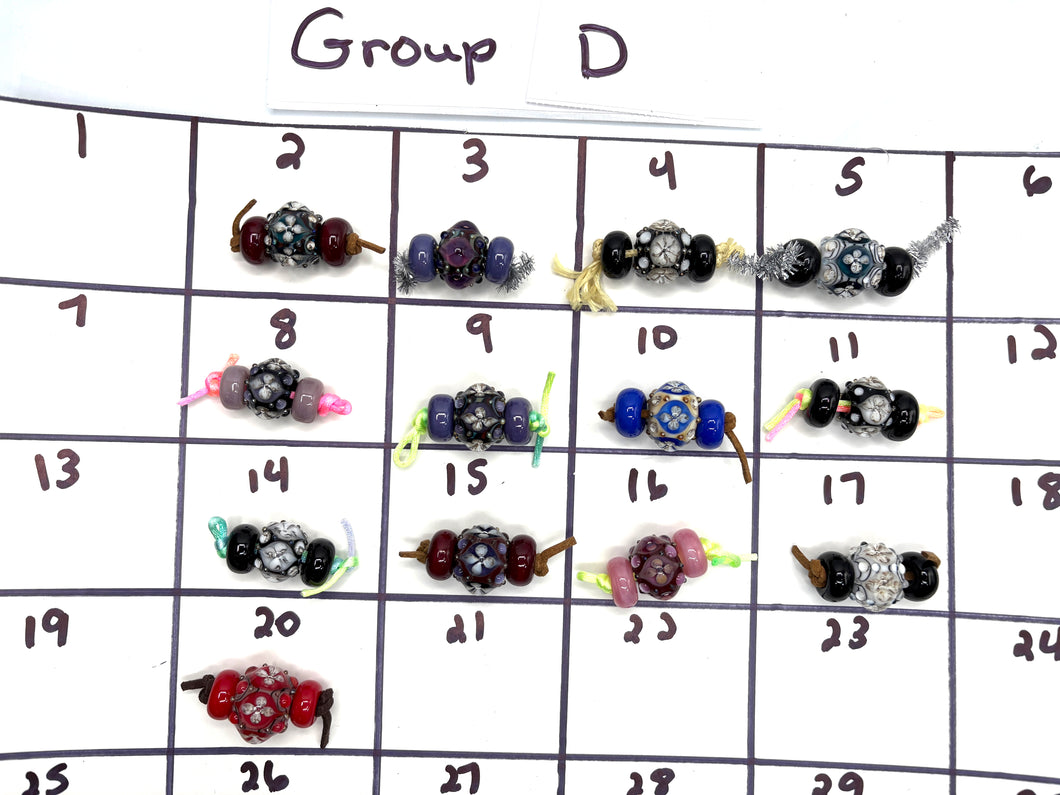 Lampwork Bead Set-Group D