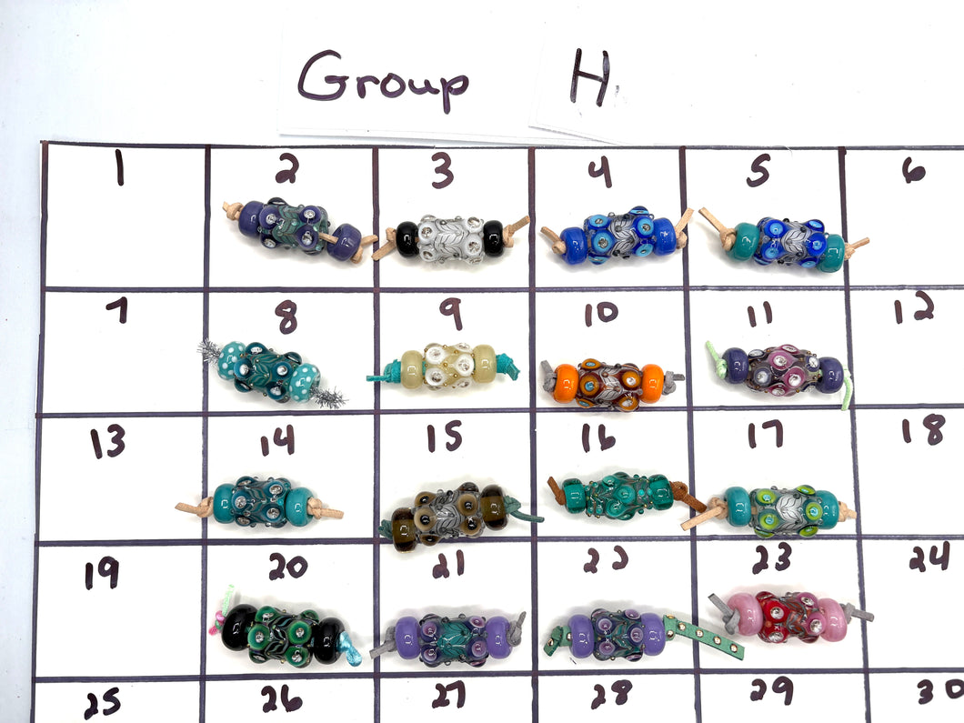 Lampwork Bead Set-Group H