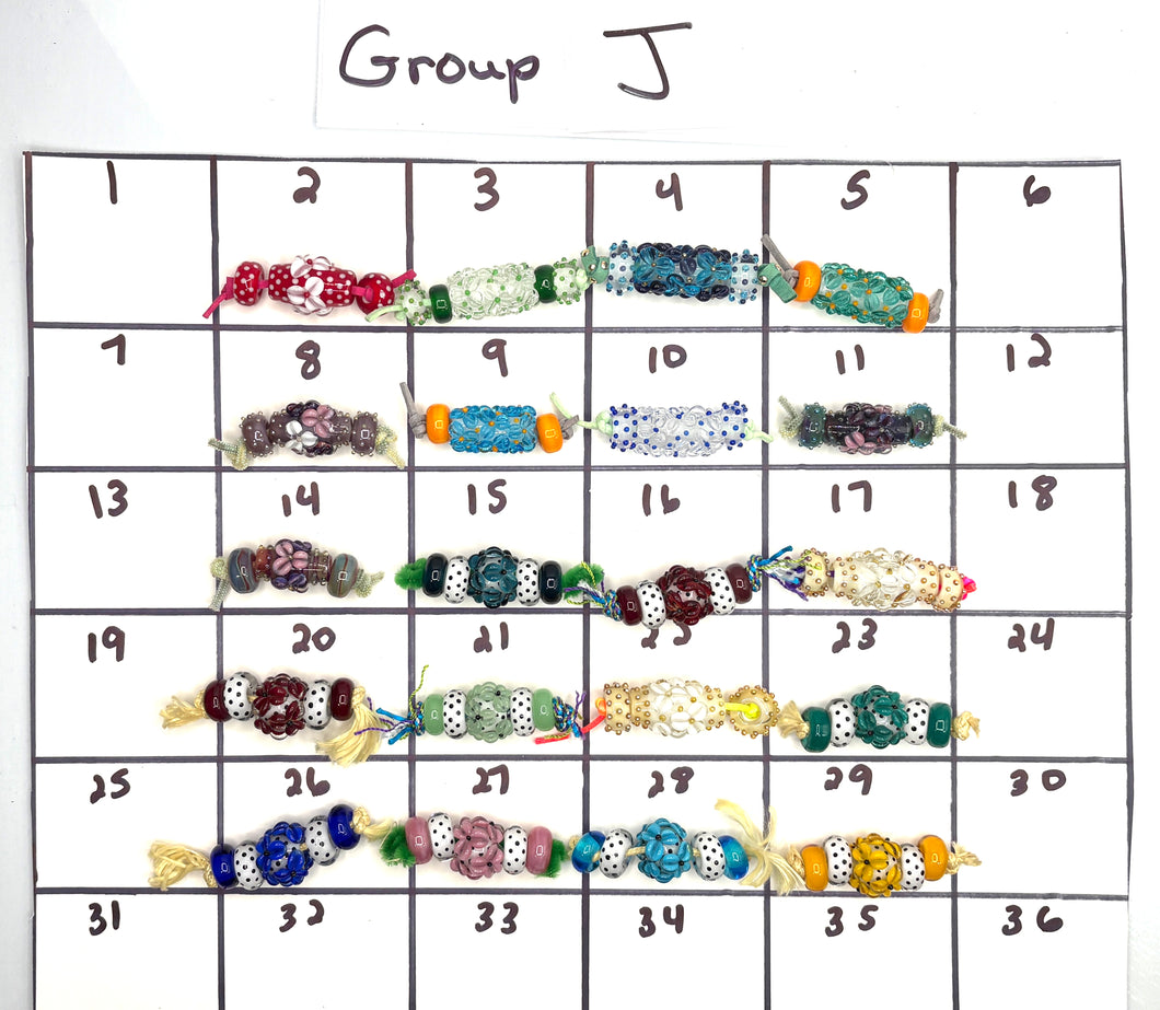 Lampwork Bead Set-Group J