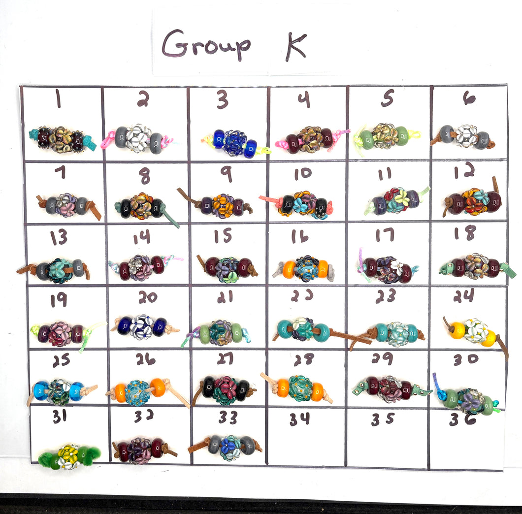 Lampwork Bead Set-Group K