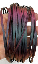 Load image into Gallery viewer, Kangaroo Leather Lace-DANECRAFT Custom Color-NIGHTSHADE COLORSHIFT
