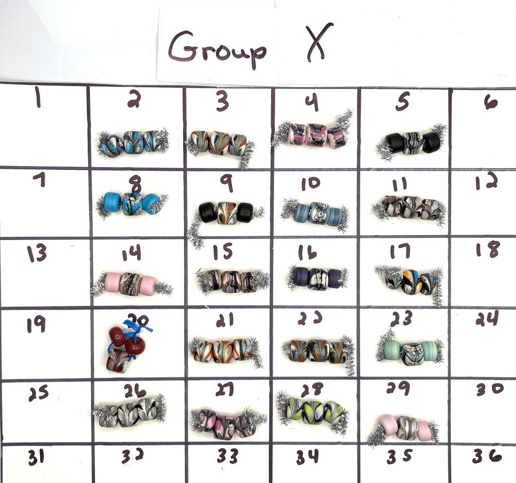 Lampwork Bead Set-Group X