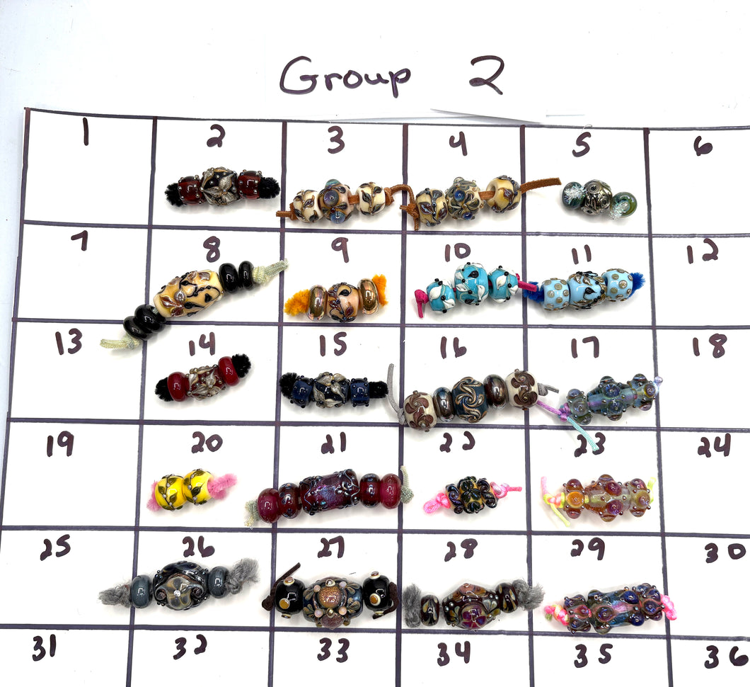 Lampwork Bead Set-Group 2