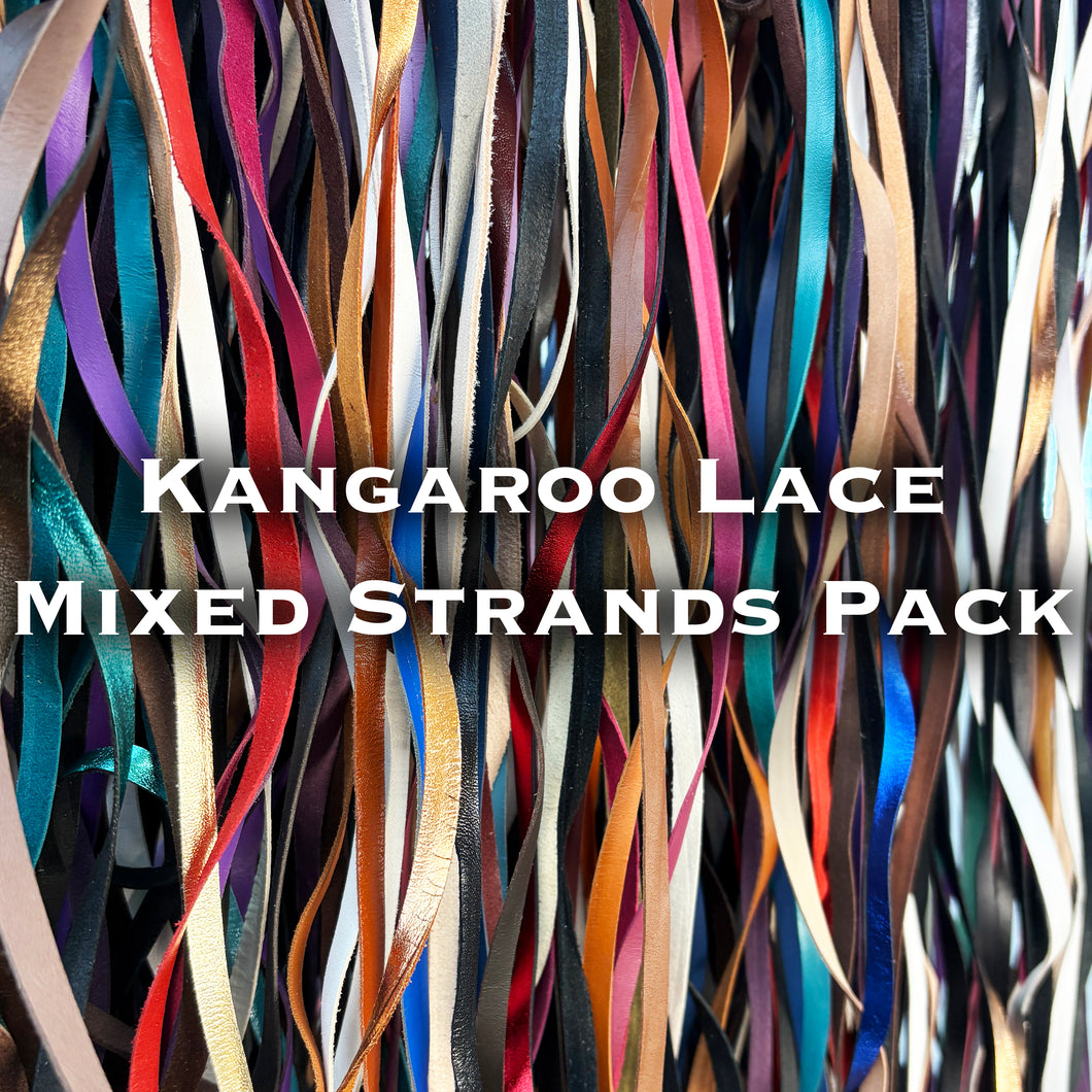 Kangaroo Lacing Starter Packs-10 Mixed Strands