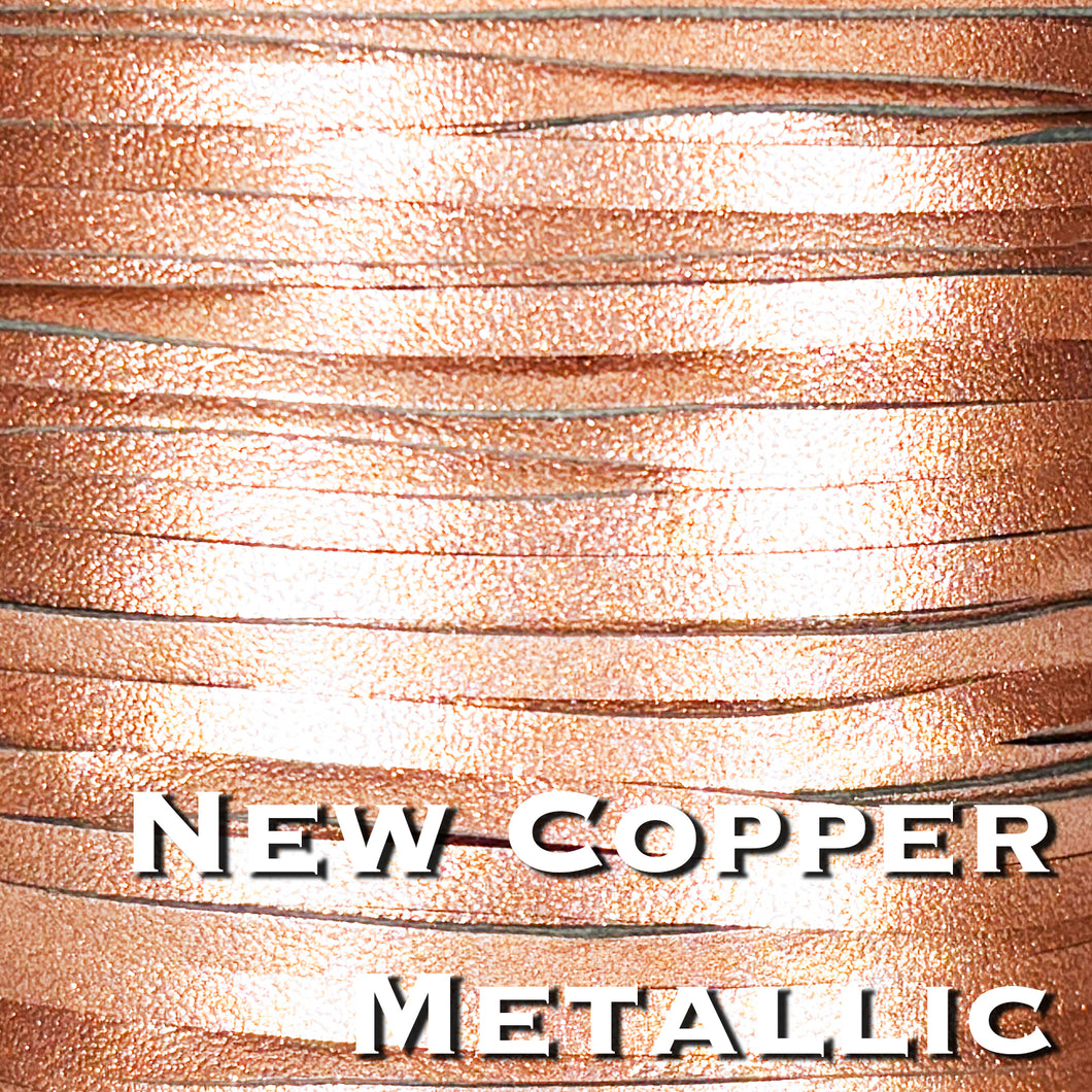 Kangaroo Leather Lace-PACKER COPPER METALLIC (NEW!!!)
