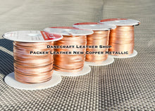 Load image into Gallery viewer, Kangaroo Leather Lace-PACKER COPPER METALLIC (NEW!!!)
