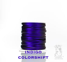 Load image into Gallery viewer, Kangaroo Leather Lace-DANECRAFT Custom Color-INDIGO COLORSHIFT
