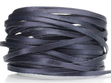 Load image into Gallery viewer, Kangaroo Leather Lace-DANECRAFT Custom Color-NAVY METALLIC
