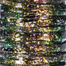 Load image into Gallery viewer, Kangaroo Leather Lace-DANECRAFT Custom Color-#401 COSMOS COLORSHIFT HOLORAPHIC FLAKE

