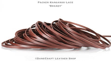 Load image into Gallery viewer, Kangaroo Leather Lace-PACKER BRANDY
