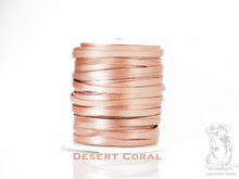 Load image into Gallery viewer, Kangaroo Leather Lace-DANECRAFT Custom Color-DESERT CORAL

