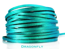 Load image into Gallery viewer, Kangaroo Leather Lace-DANECRAFT Custom Color-DRAGONFLY COLOR-SHIFTING
