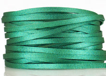 Load image into Gallery viewer, Kangaroo Leather Lace-DANECRAFT Custom Color-EMERALD SUPER SPARKLE

