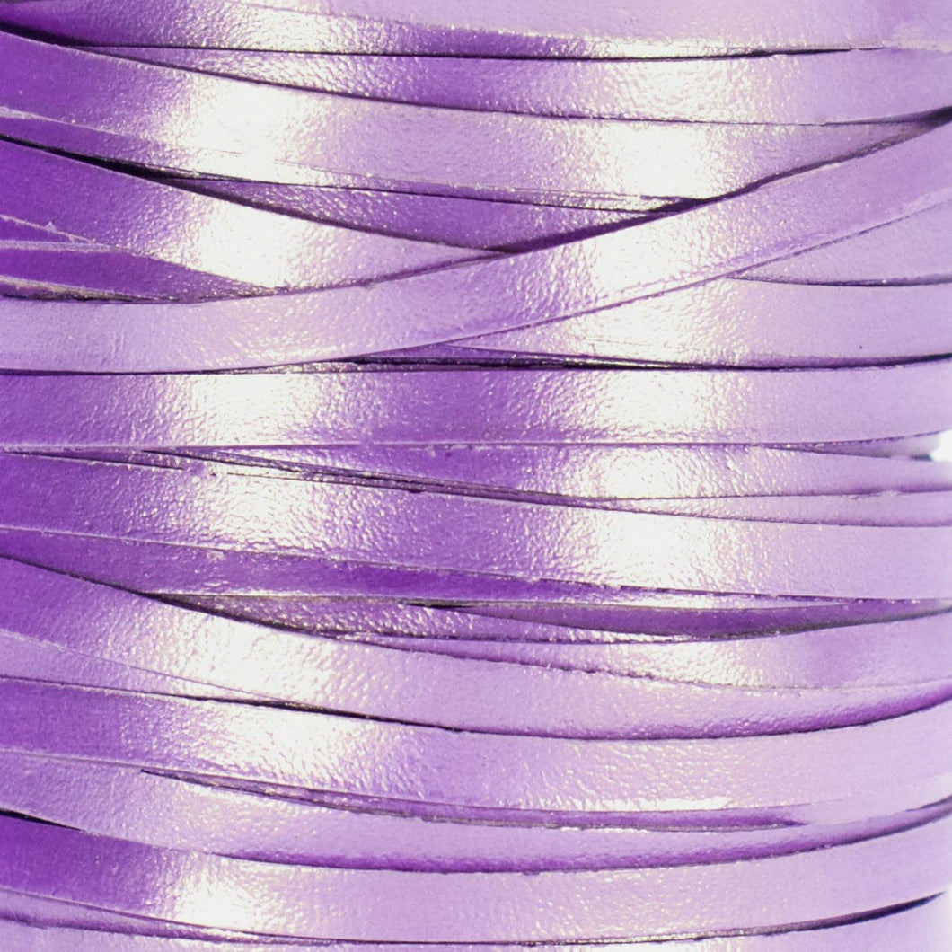 Kangaroo Leather Lace-DANECRAFT Custom Color-GOLDEN LILAC METALLIC