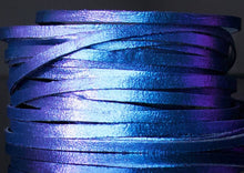 Load image into Gallery viewer, Kangaroo Leather Lace-DANECRAFT Custom Color-BLURPLE TWO-TONED
