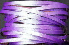 Load image into Gallery viewer, Kangaroo Leather Lace-DANECRAFT Custom Color-LAVENDER IRIDESCENT METALLIC

