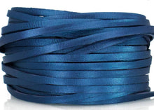 Load image into Gallery viewer, Kangaroo Leather Lace-DANECRAFT Custom Color-SAPPHIRE NAVY METALLIC
