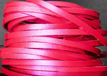 Load image into Gallery viewer, Kangaroo Leather Lace-DANECRAFT Custom Color-HOT PINK METALLIC
