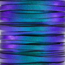 Load image into Gallery viewer, Kangaroo Leather Lace-DANECRAFT Custom Color-KRAKEN COLORSHIFT
