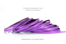 Load image into Gallery viewer, Kangaroo Leather Lace-PACKER MOROCCAN PURPLE
