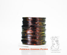 Load image into Gallery viewer, Kangaroo Leather Lace-DANECRAFT Custom Color-PHOENIX COSMOS COLOR SHIFTING FLAKE
