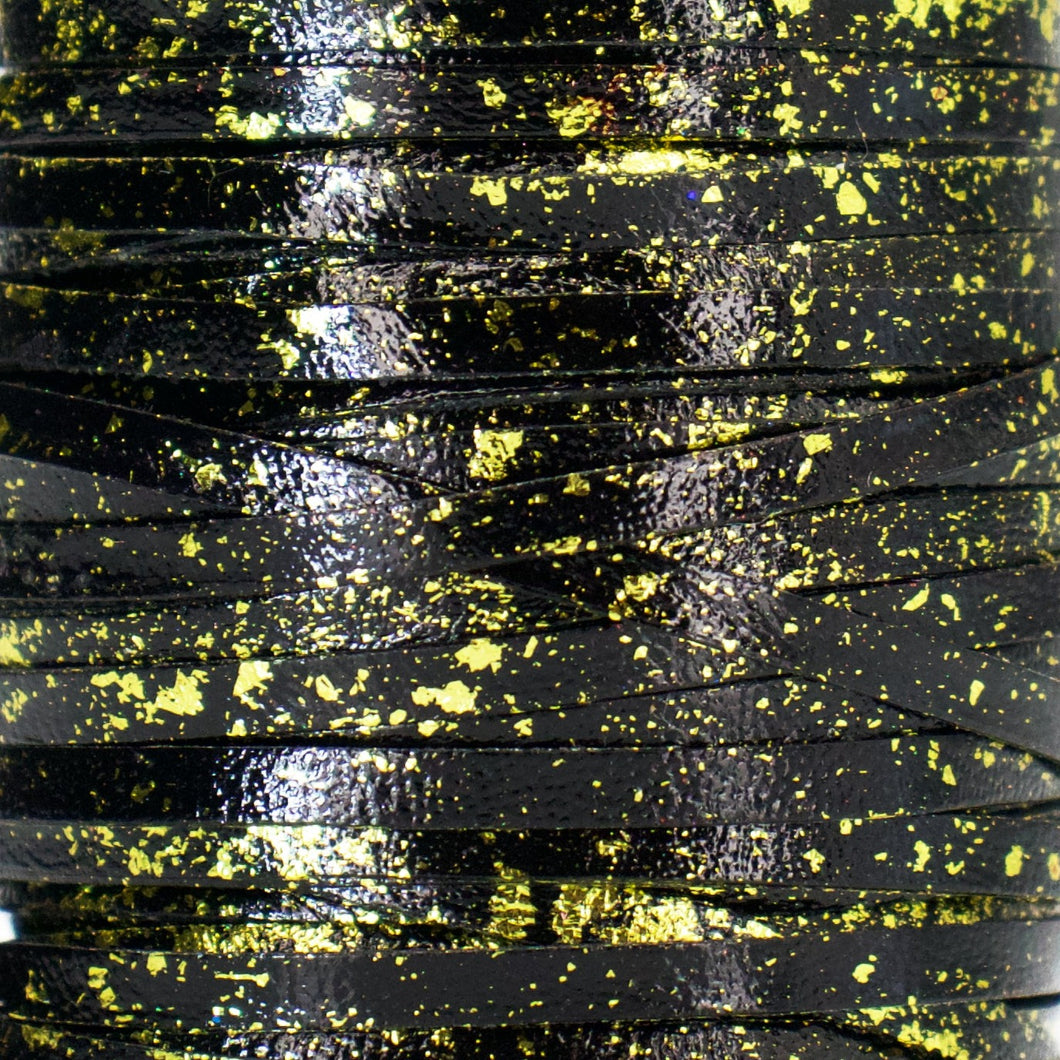 Kangaroo Leather Lace-DANECRAFT Custom Color-YELLOW FLAKE