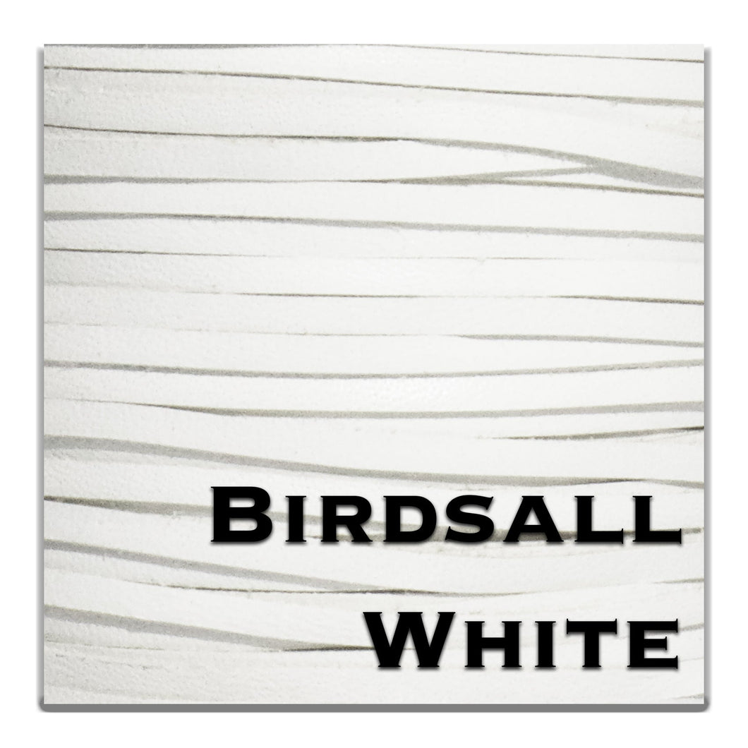 WHOLESALE-Kangaroo Leather Lace-BIRDSALL WHITE