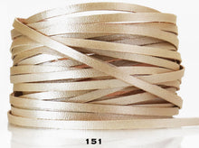 Load image into Gallery viewer, Kangaroo Leather Lace-Limited Edition Custom Handmade Color-METALLIC #151
