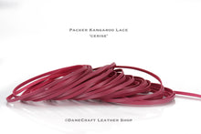 Load image into Gallery viewer, WHOLESALE-Kangaroo Leather Lace-PACKER CERISE
