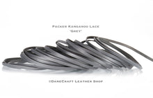 Load image into Gallery viewer, Kangaroo Leather Lace-PACKER GREY
