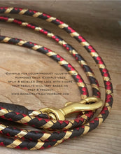 Load image into Gallery viewer, Kangaroo Leather Lace-PACKER Kangaroo Leather-FIRE RED METALLIC
