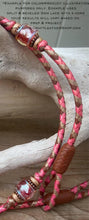 Load image into Gallery viewer, Kangaroo Leather Lace-Limited Edition Custom Handmade Color-#106 Coral Pink
