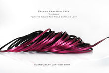 Load image into Gallery viewer, WHOLESALE-Kangaroo Leather Lace-PACKER OX BLOOD FOIL METALLIC

