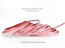 Load image into Gallery viewer, WHOLESALE-Kangaroo Leather Lace-PACKER CANADIAN PINK
