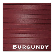 Load image into Gallery viewer, Kangaroo Leather Lace-PACKER BURGUNDY (Discontinued limited supply)
