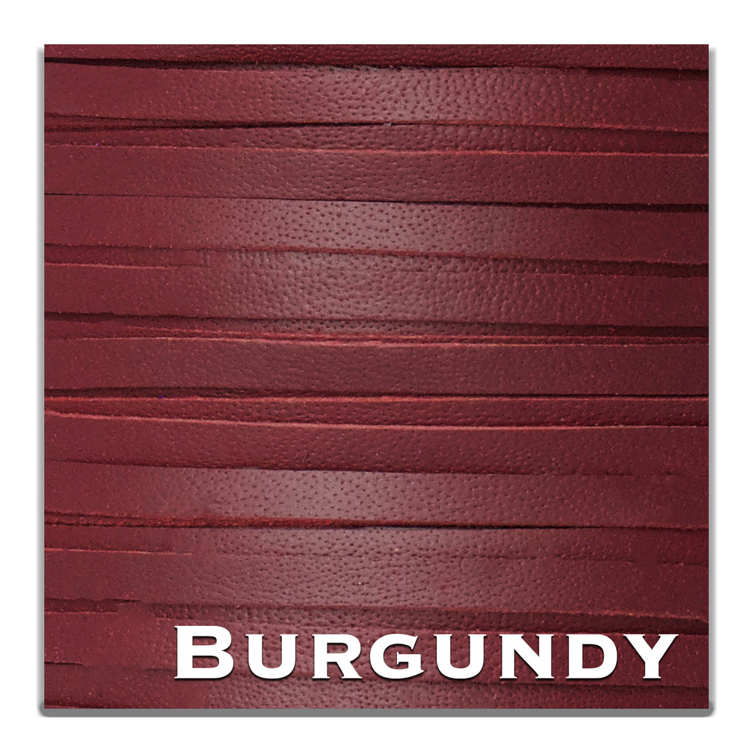 Kangaroo Leather Lace-PACKER BURGUNDY (Discontinued limited supply)