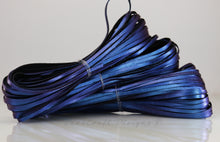Load image into Gallery viewer, Kangaroo Leather Lace-Limited Edition Custom Color- BLUES/PURPLE Color Shifting 010922-61
